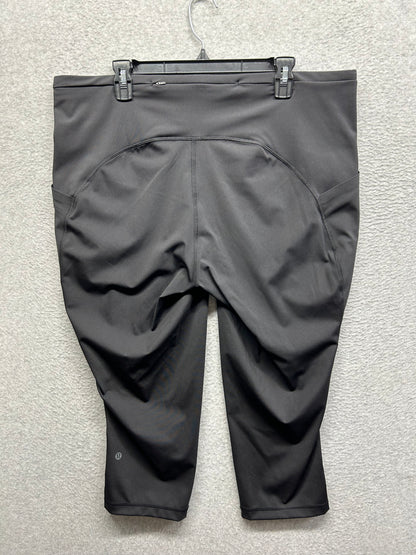 Lululemon Swift Speed High-Rise Crop 21" Size 20 Black