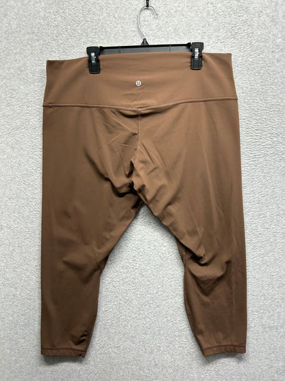 Lululemon Align High-Rise Pant 25" Size 20 Roasted Brown