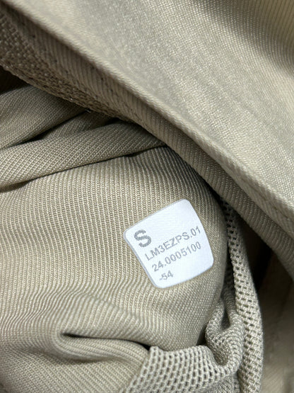Lululemon Twill Full Zip Jacket Harrington Bomber Size Small (Square) Beige
