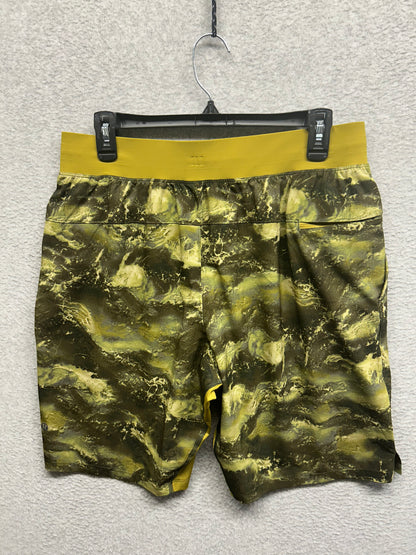 Lululemon T.H.E. Linerless Short 9" Size Large High Dive Auric Gold Multi