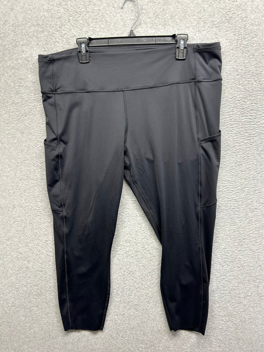 Lululemon Fast & Free 7/8 Tight II Nulux 23" Size 20 Black