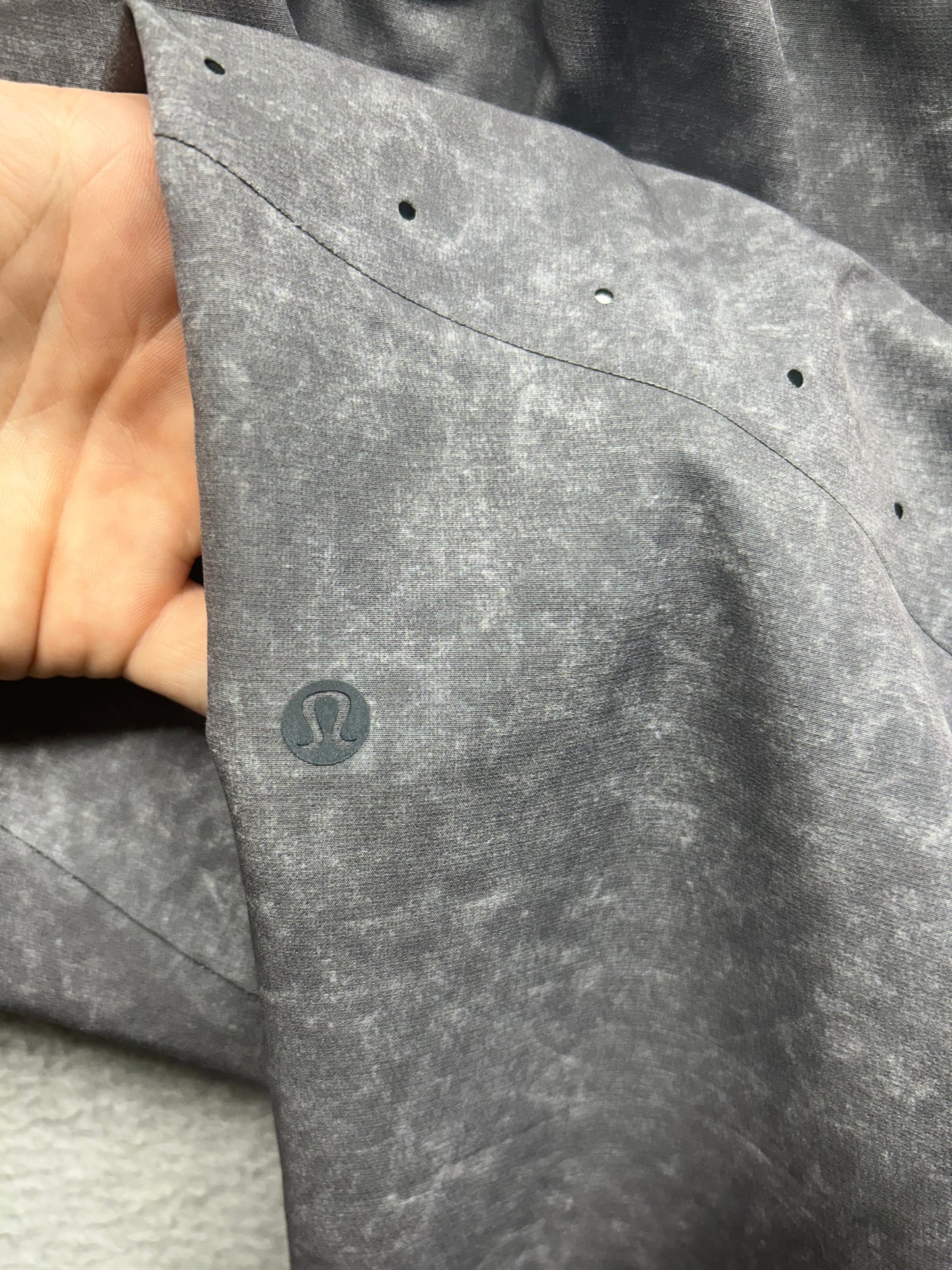 Lululemon License To Train Pant 29" Size Large Gravel Dust Asphalt Grey Multi