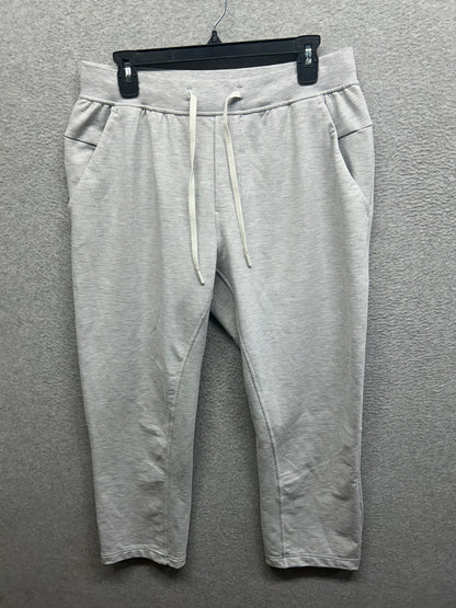 Lululemon City Sweat Pant SHORT 26" Size Large Heathered Ultra Light Grey