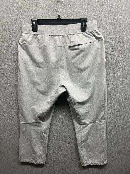 Lululemon City Sweat Pant SHORT 26" Size Large Heathered Ultra Light Grey