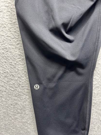 Lululemon Fast & Free 7/8 Tight II Nulux 23" Size 18 Black