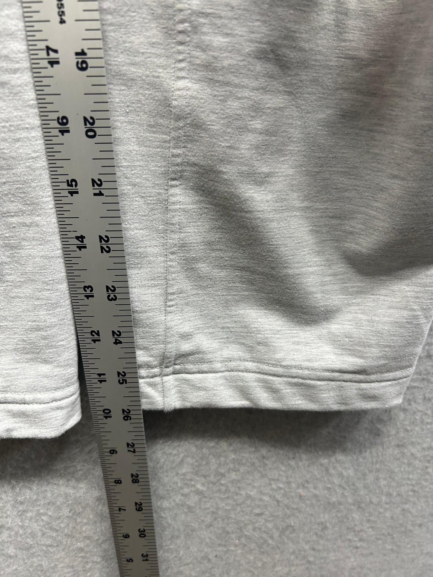 Lululemon City Sweat Pant SHORT 26" Size Large Heathered Ultra Light Grey