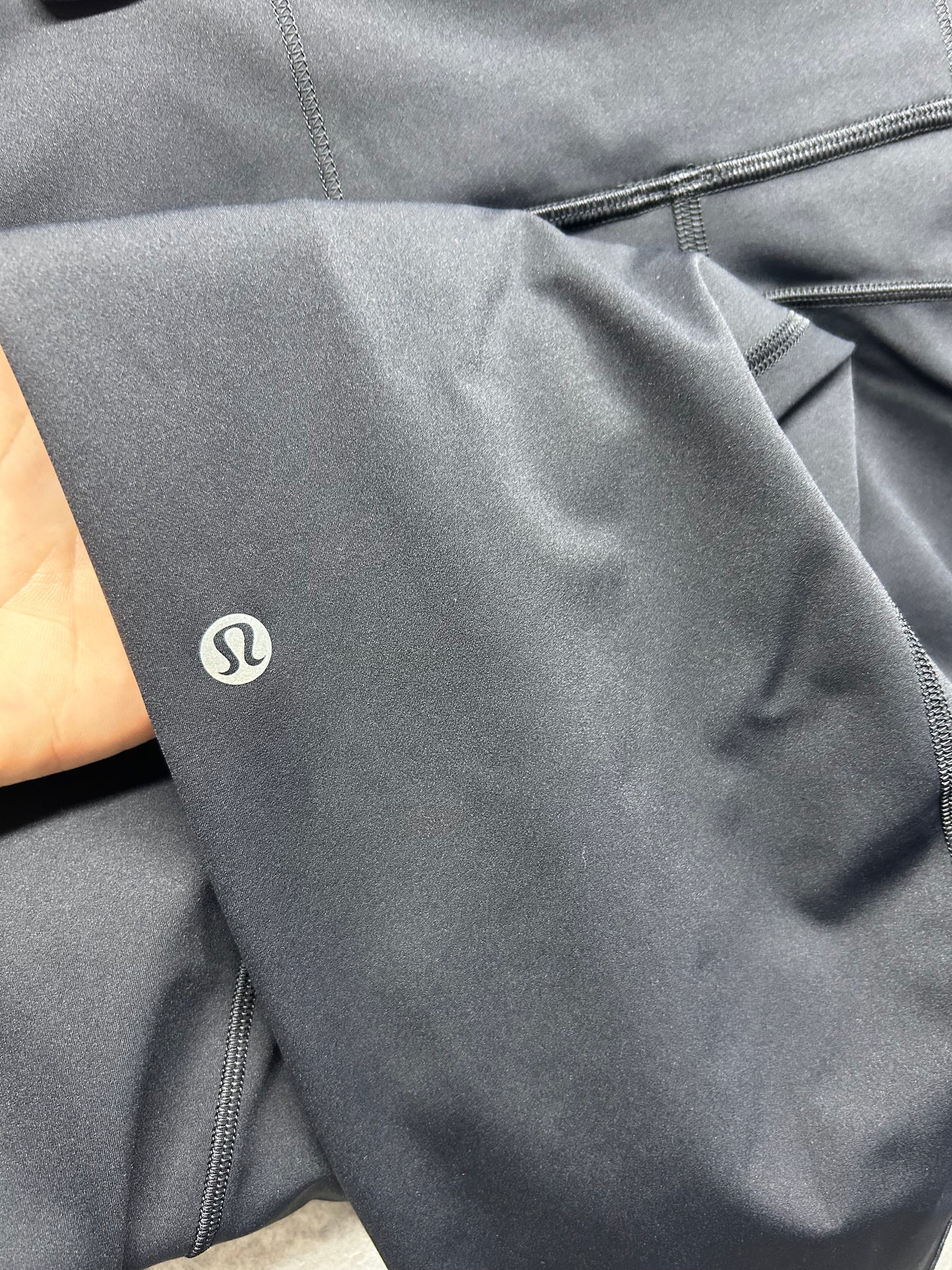 Lululemon Fast & Free 7/8 Tight II Nulux 23" Size 18 Black