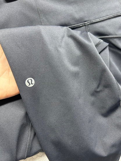 Lululemon Fast & Free 7/8 Tight II Nulux 23" Size 18 Black