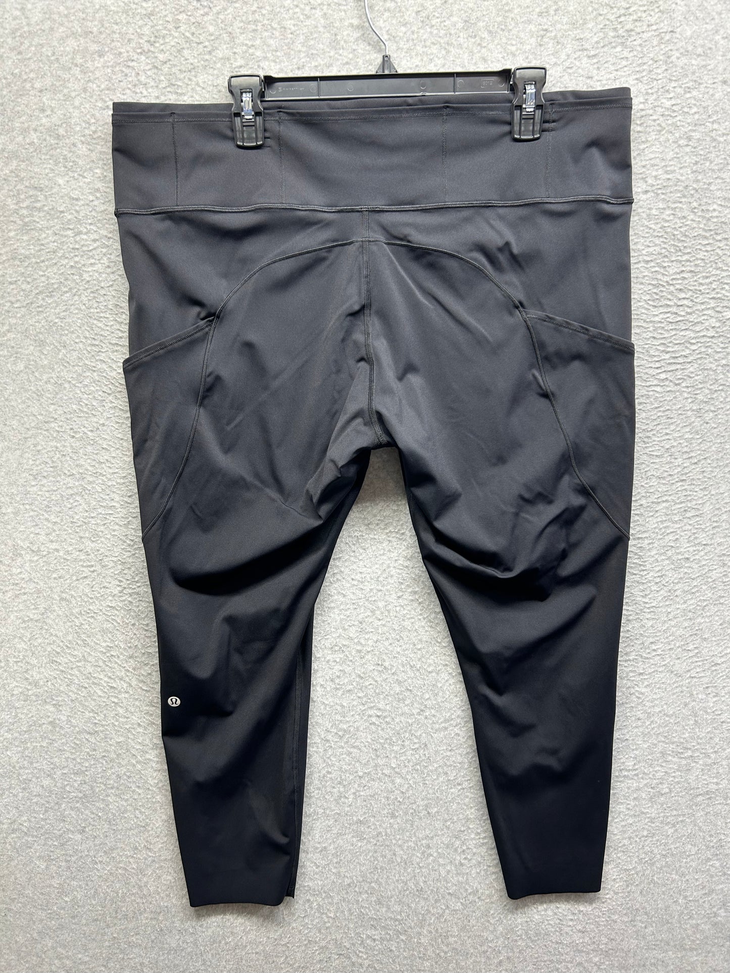 Lululemon Fast & Free 7/8 Tight II Nulux 23" Size 20 Black