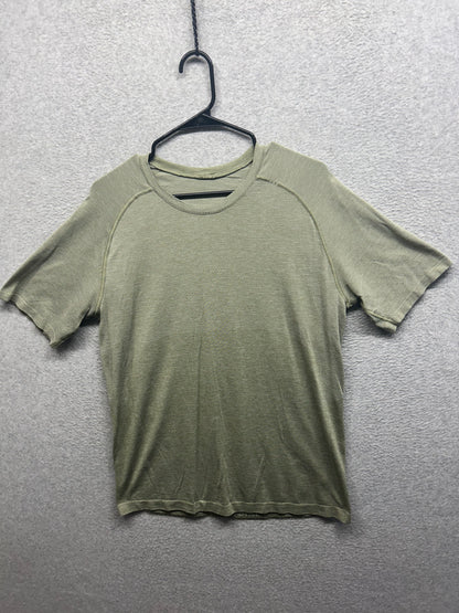 Lululemon Metal Vent Tech Short Sleeve 2.0 Size Large Wave Fade Rosemary Green