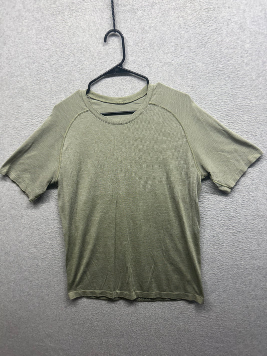 Lululemon Metal Vent Tech Short Sleeve 2.0 Size Large Wave Fade Rosemary Green