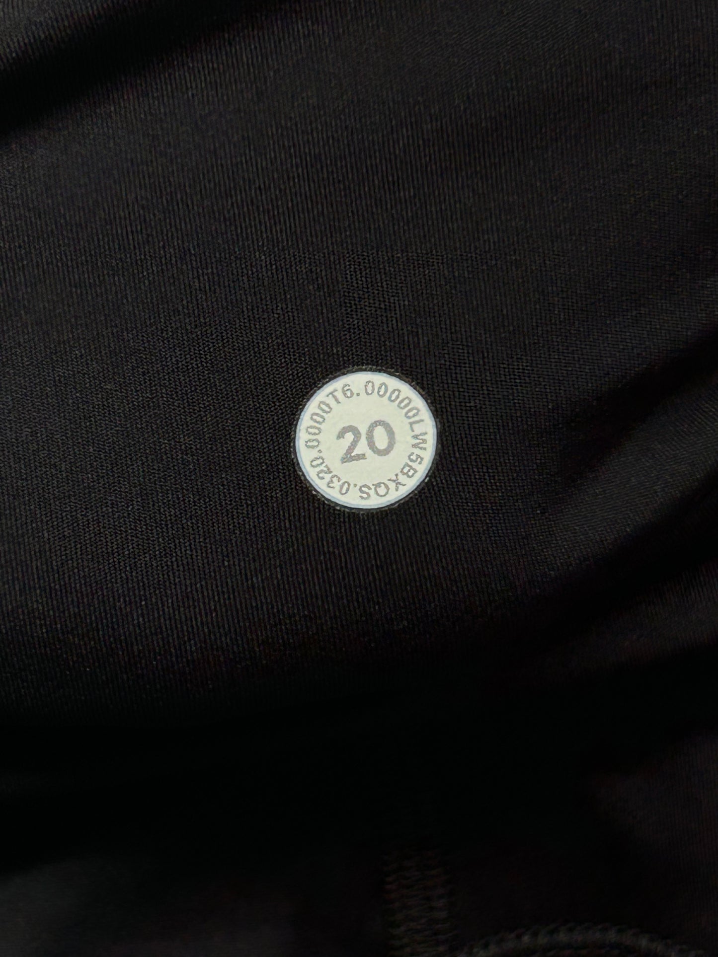 Lululemon Fast & Free 7/8 Tight II Nulux 23" Size 20 Black