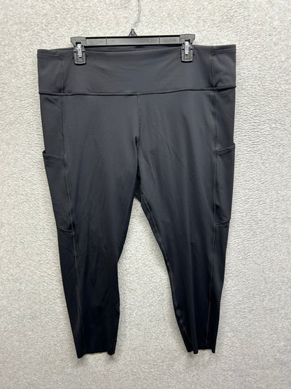Lululemon Fast & Free 7/8 Tight II Nulux 23" Size 20 Black