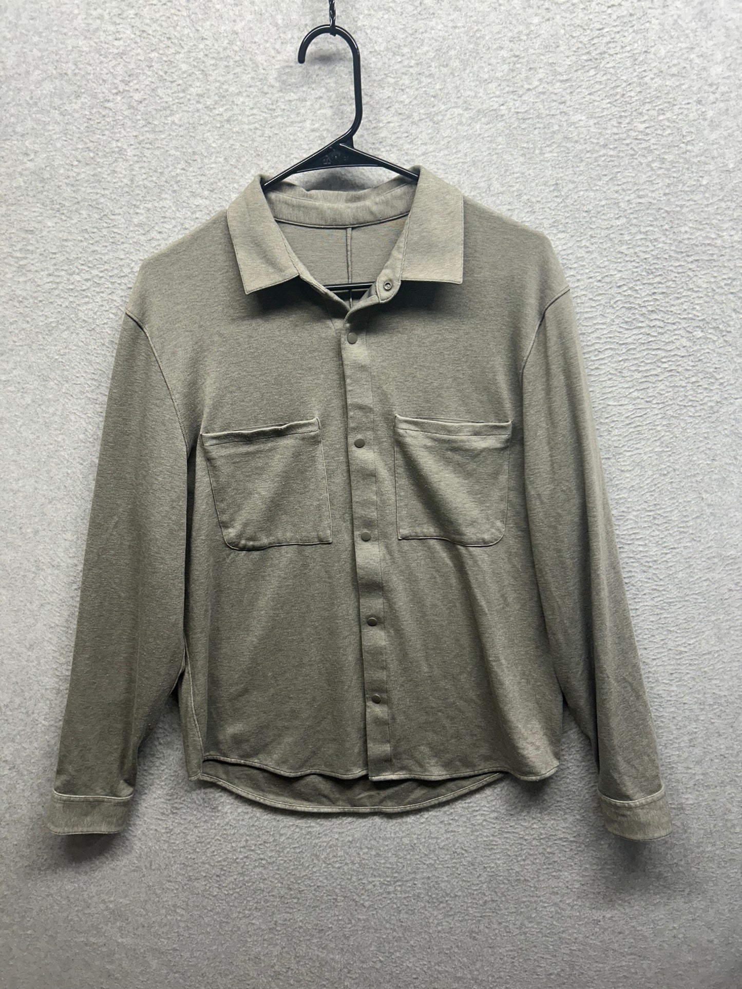 Lululemon Soft Knit Overshirt Heathered Size Medium Gray