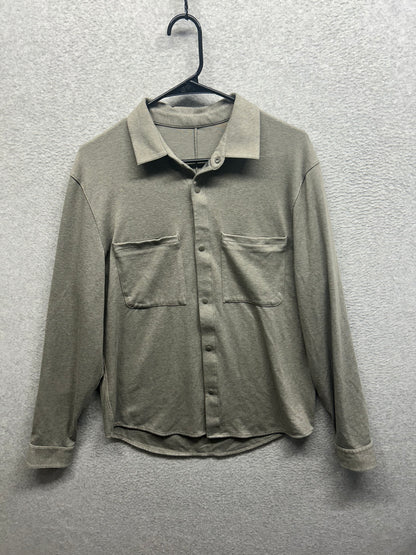 Lululemon Soft Knit Overshirt Heathered Size Medium Gray