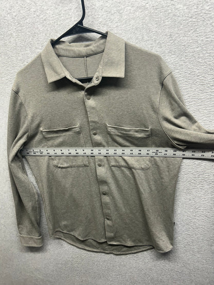 Lululemon Soft Knit Overshirt Heathered Size Medium Gray