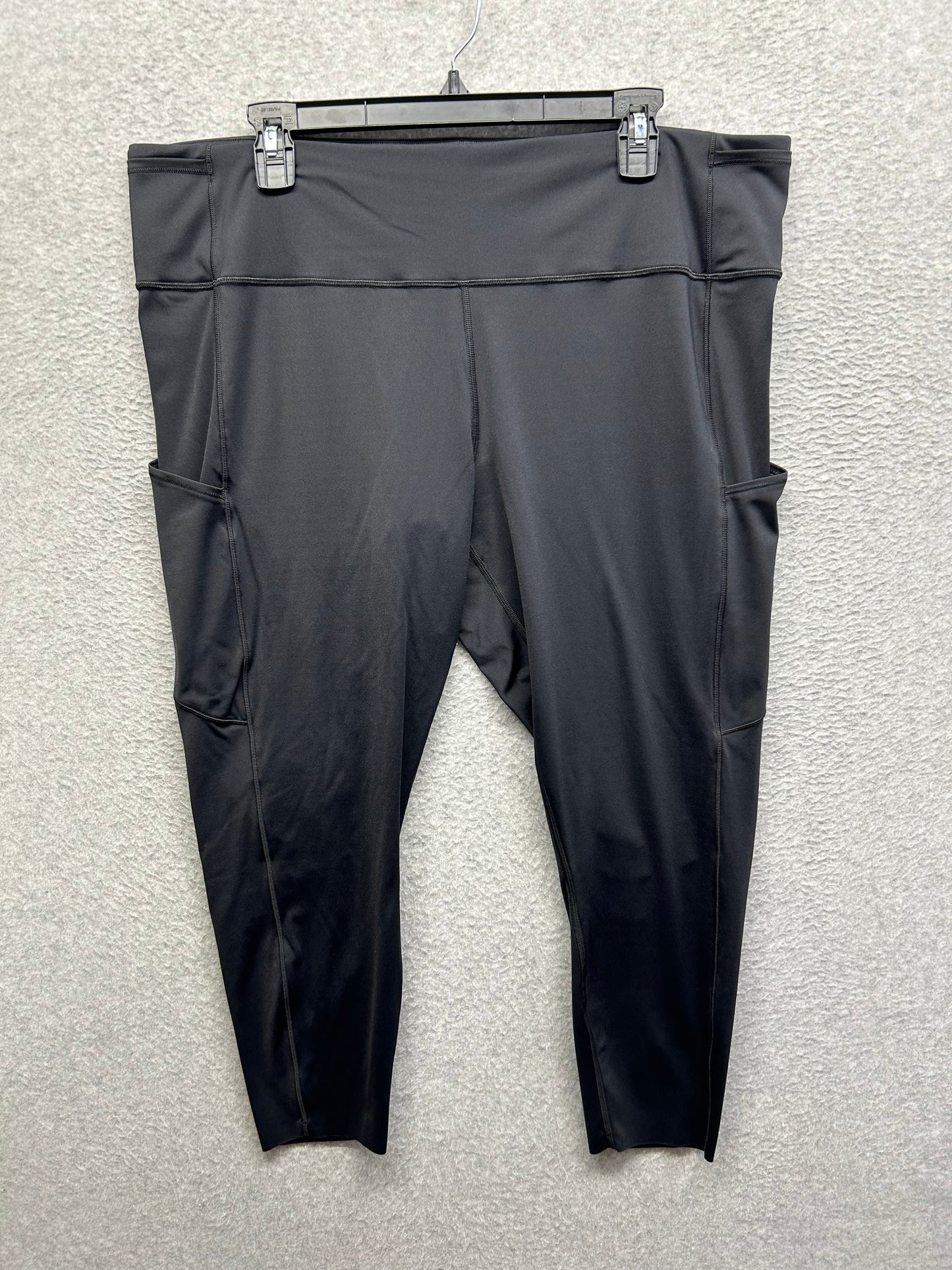 Lululemon Fast & Free 7/8 Tight II Nulux 23" Size 20 Black