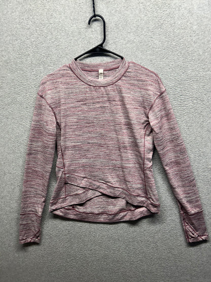 Lululemon Close to Crossing Long Sleeve Size Medium M Space Dye Camo Plumful Smoky Blush
