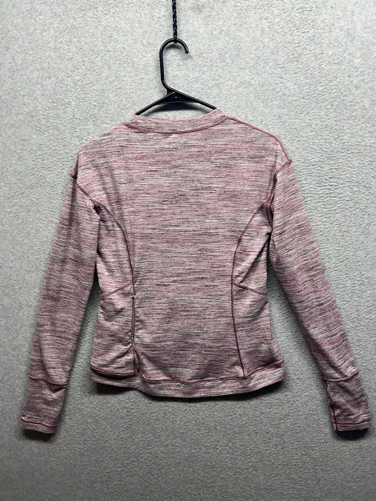 Lululemon Close to Crossing Long Sleeve Size Medium M Space Dye Camo Plumful Smoky Blush