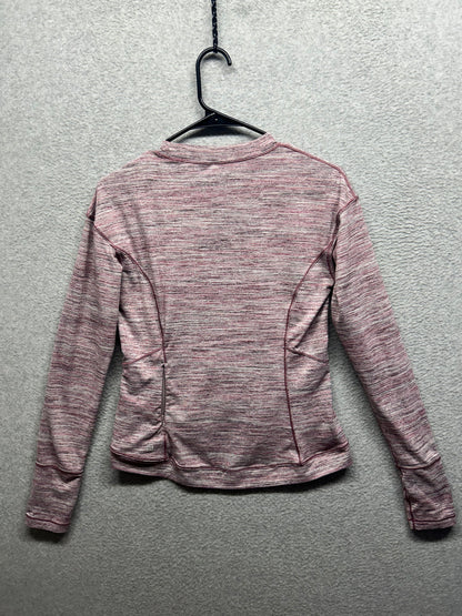 Lululemon Close to Crossing Long Sleeve Size Medium M Space Dye Camo Plumful Smoky Blush