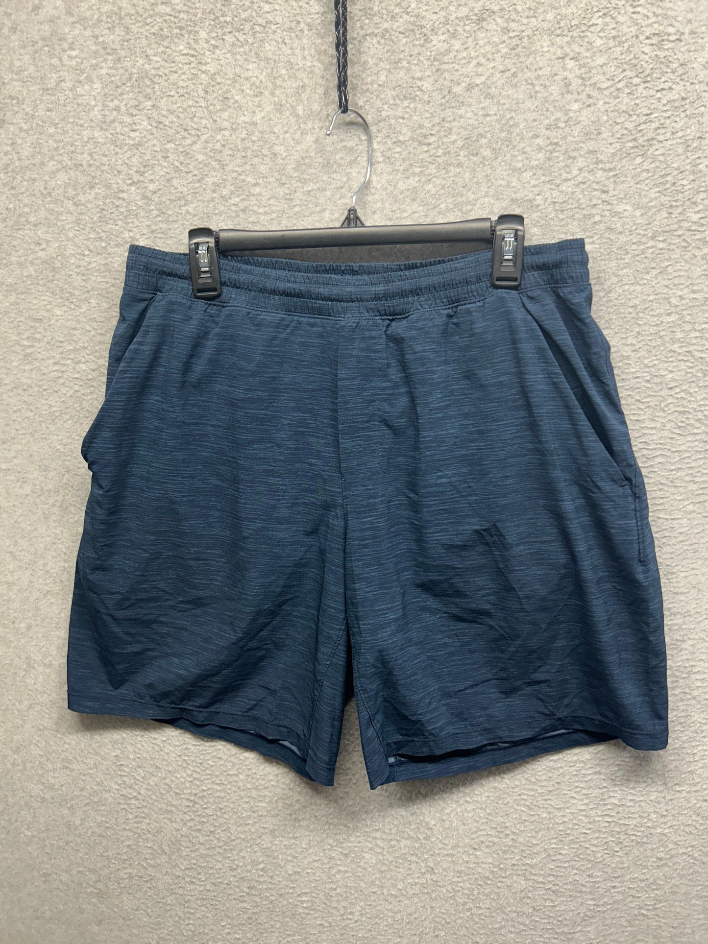 Lululemon Pace Breaker Short 9" Size XL Heather Allover Iron Blue True Navy
