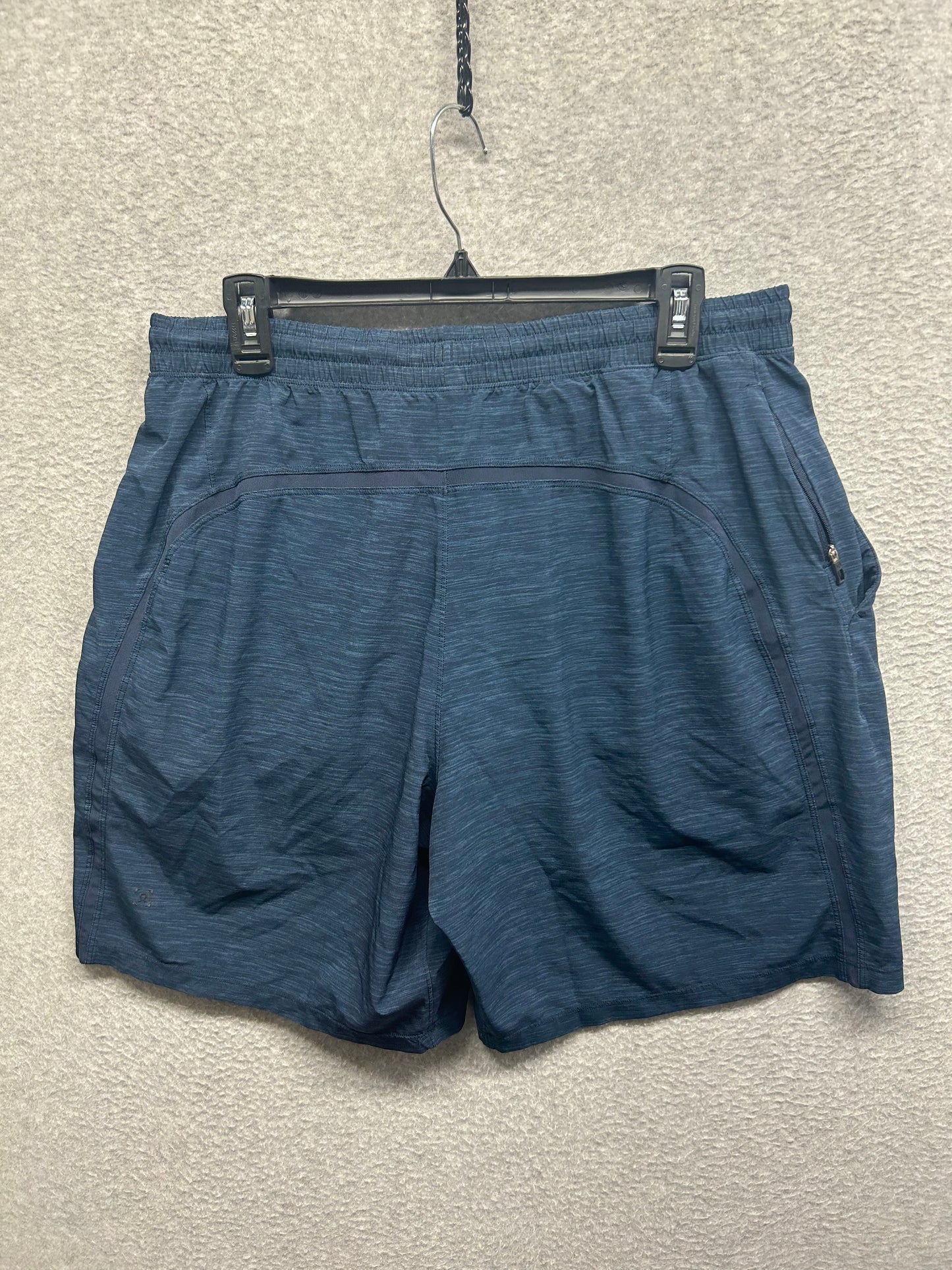 Lululemon Pace Breaker Short 9" Size XL Heather Allover Iron Blue True Navy