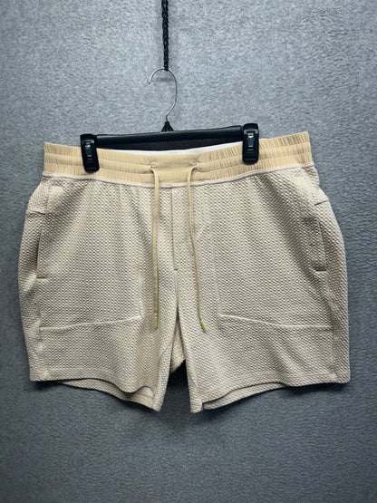 Lululemon At Ease Short 7" Size 2XL Heathered Prosecco