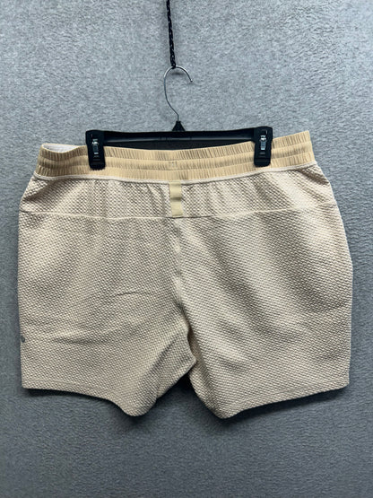 Lululemon At Ease Short 7" Size 2XL Heathered Prosecco