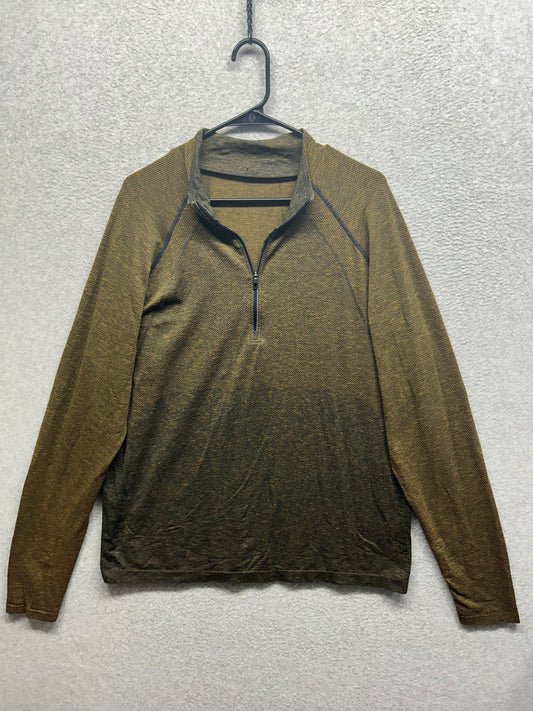 Lululemon Metal Vent Tech 1/2 Zip Size 2XL Deep Meadow