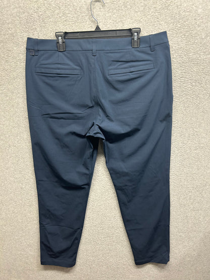 Lululemon ABC Slim-Fit Trouser Warpstreme Size 38x29 Iron Blue