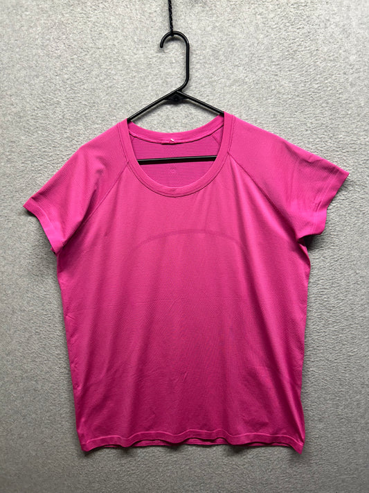 Lululemon Swiftly Tech Short Sleeve Scoop Size 18 Pink