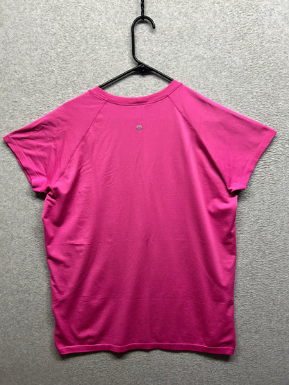 Lululemon Swiftly Tech Short Sleeve Scoop Size 18 Pink