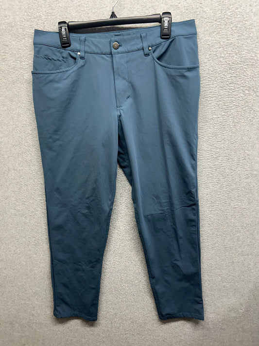 Lululemon ABC Classic-Fit 5 Pocket Pant Size 34x31 Warpstreme Iron Blue