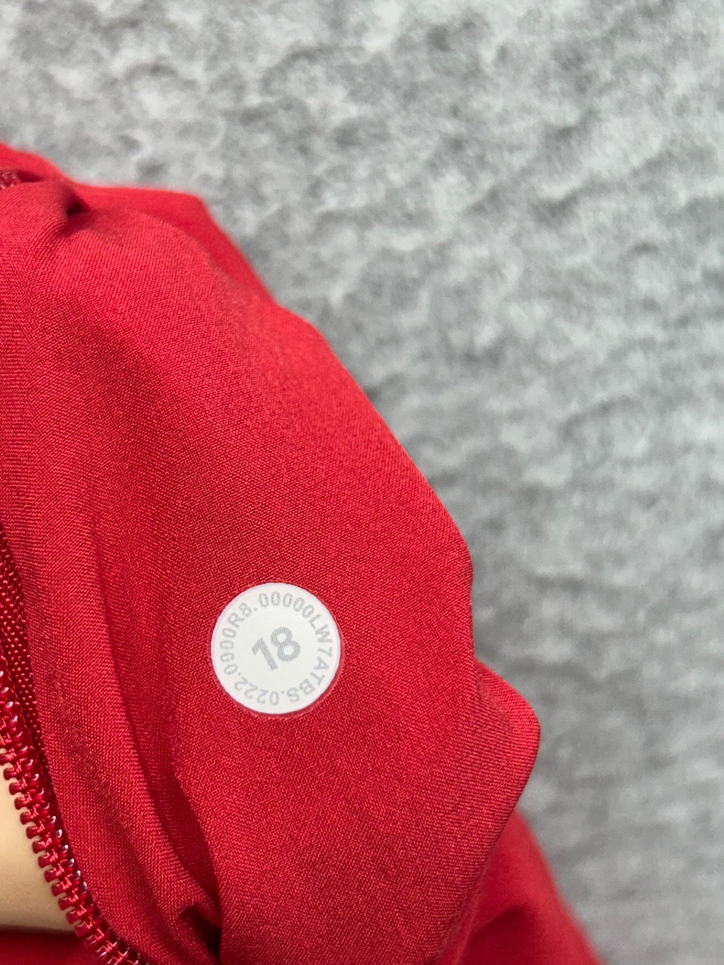 Lululemon Track That Short 5" Size 18 Dark Red