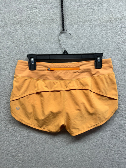 Lululemon Speed Up Short 2.5" Size 6 Monarch Orange