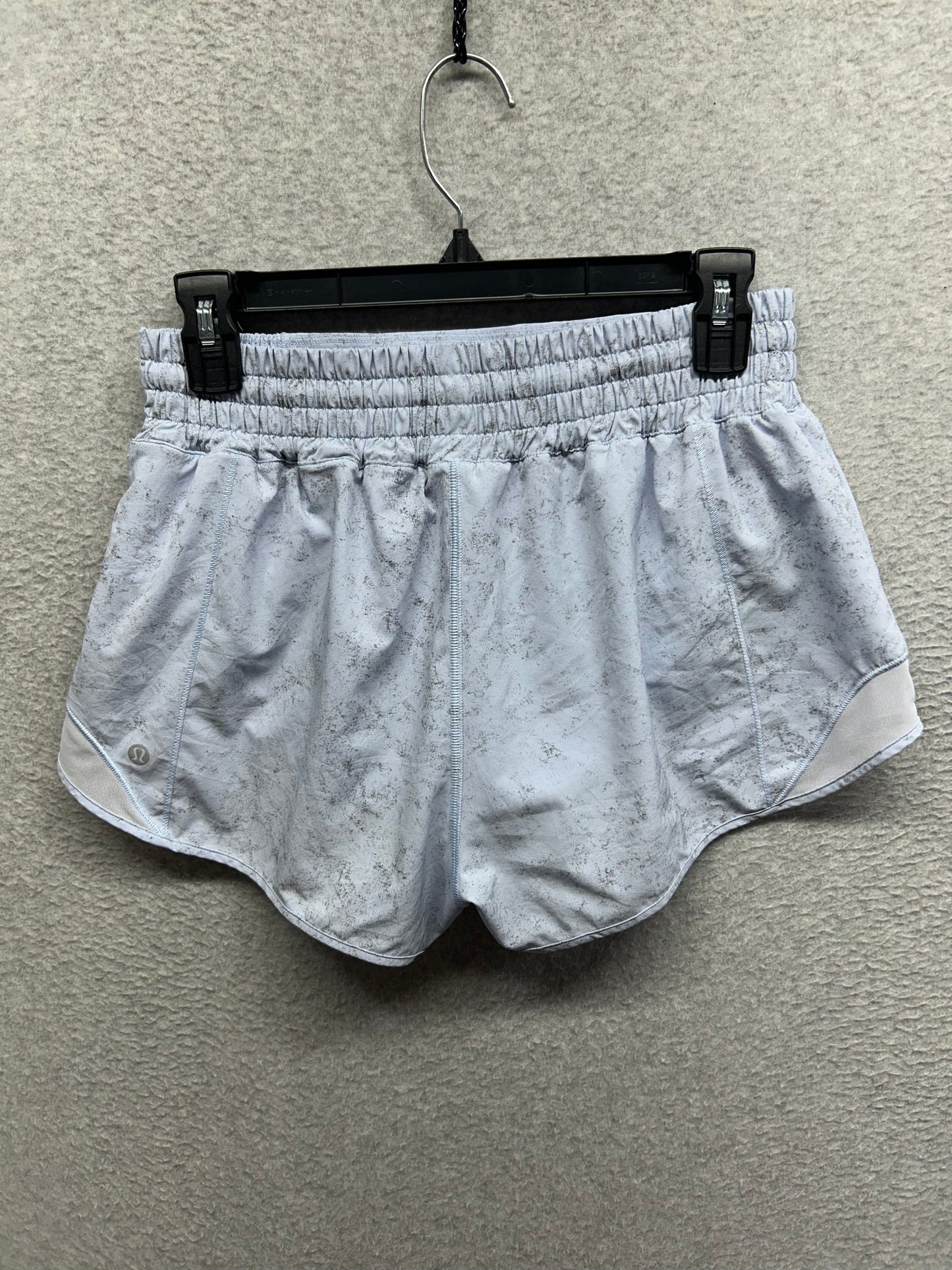 Lululemon Hotty Hot High-Rise Lined Short 2.5" Size 8 Gravel Dust Pastel Blue Multi