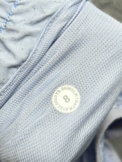 Lululemon Hotty Hot High-Rise Lined Short 2.5" Size 8 Gravel Dust Pastel Blue Multi