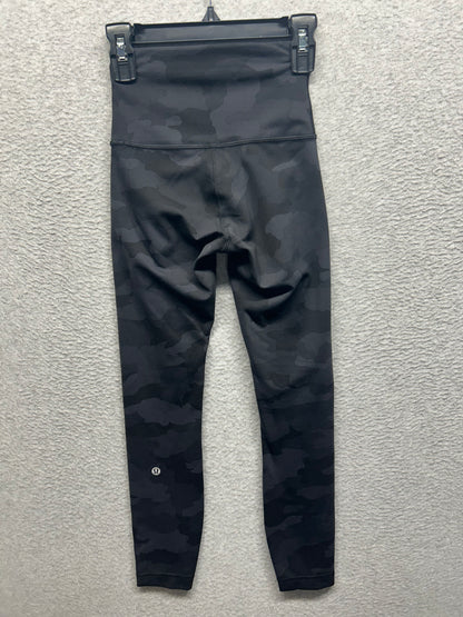 Lululemon Wunder Train High-Rise Tight 25" Size 0 (Square) Heritage 365 Camo Deep Coal Multi