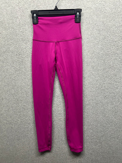 Lululemon Wunder Train High-Rise Tight 25" Size 0 Ripened Raspberry