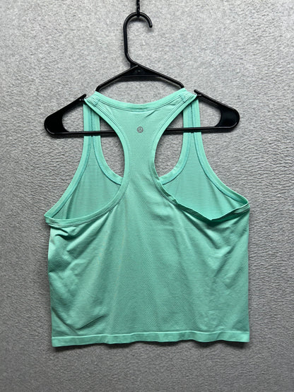 Lululemon Swiftly Tech Racerback Size 12 Heathered Pistachio