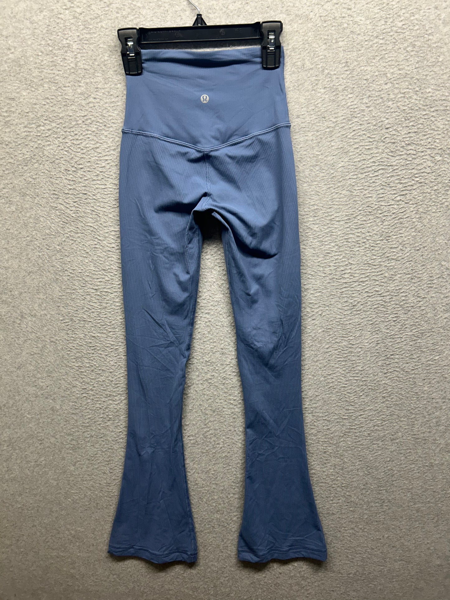 Lululemon Align High-Rise Ribbed Mini-Flare Pant Size 0 (Square) Oasis Blue