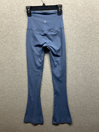 Lululemon Align High-Rise Ribbed Mini-Flare Pant Size 0 (Square) Oasis Blue