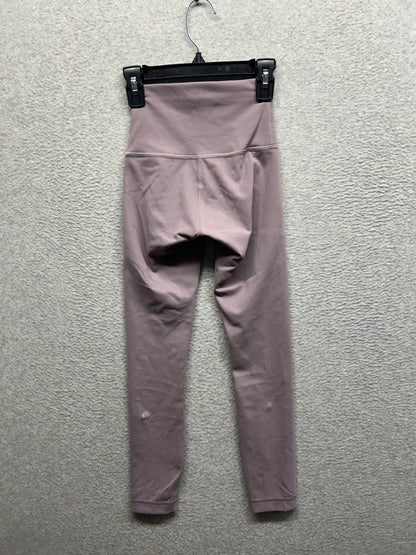Lululemon Wunder Train High-Rise Tight 25" Size 0 (Square) Violet Verbena