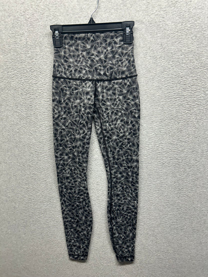 Lululemon Wunder Under Pant Size 2 Plume White Black