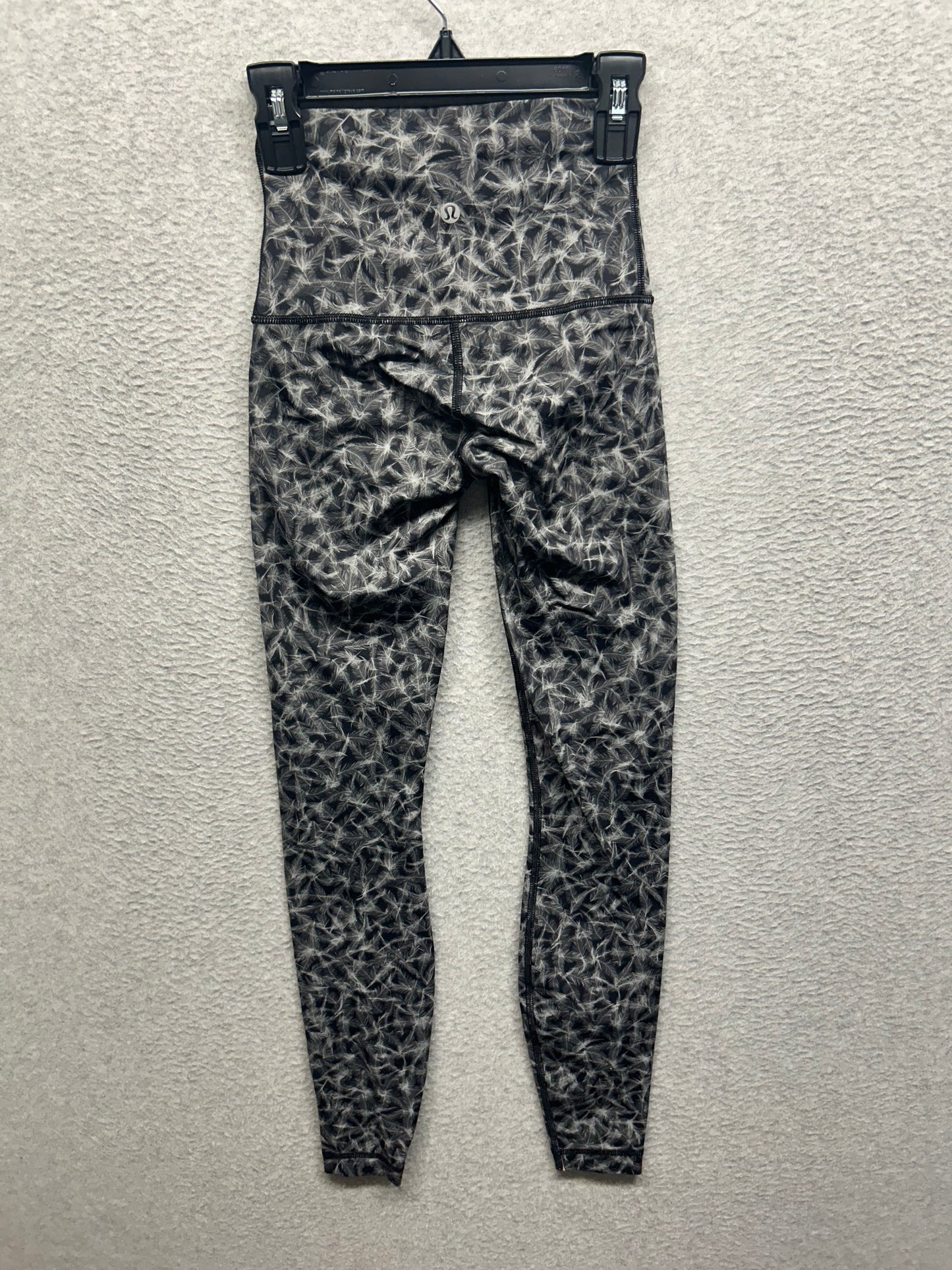 Lululemon Wunder Under Pant Size 2 Plume White Black