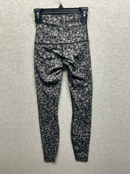 Lululemon Wunder Under Pant Size 2 Plume White Black