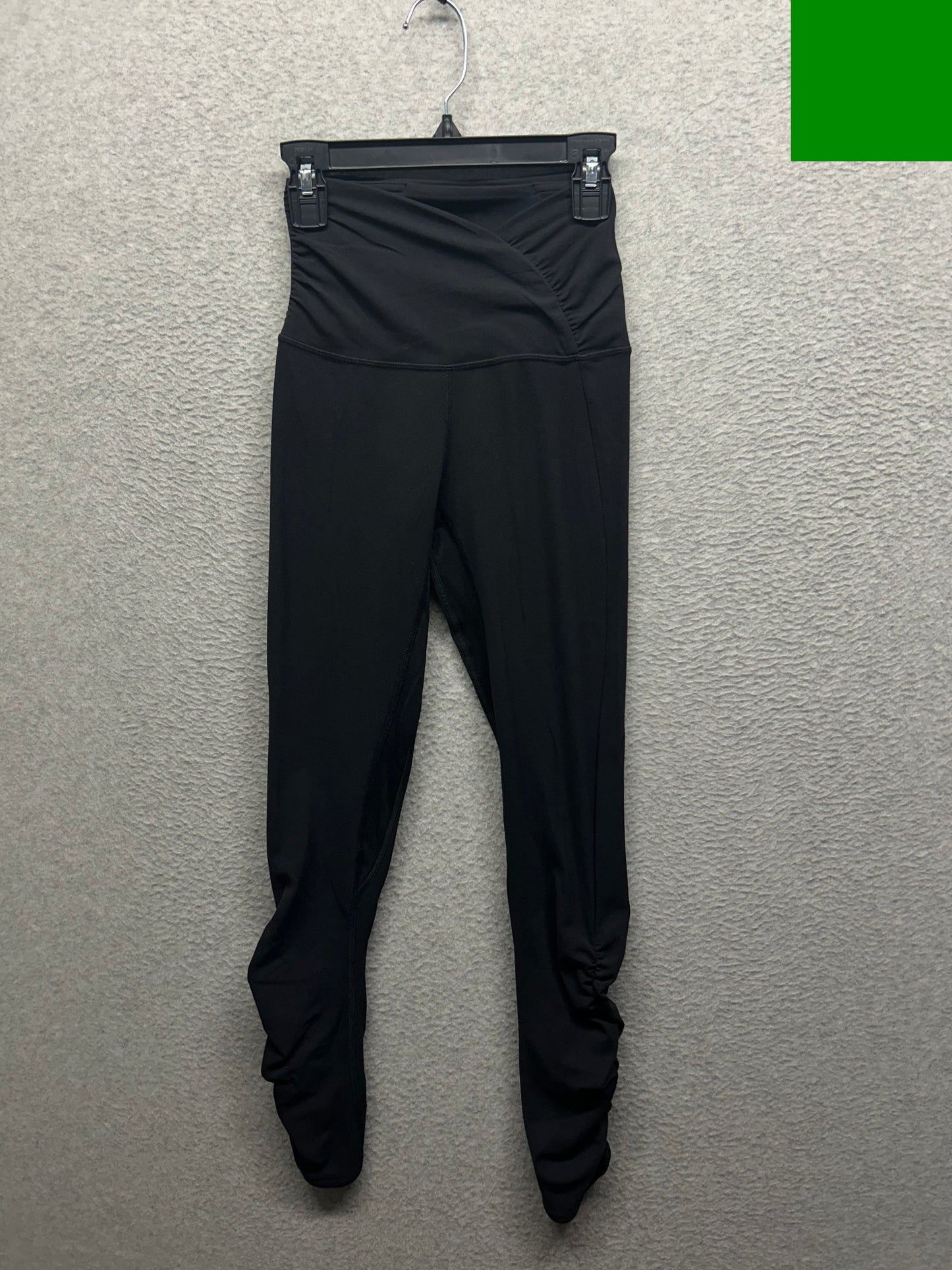 Lululemon Align High-Rise Ruched Waist Pant 25" Size 2 Black
