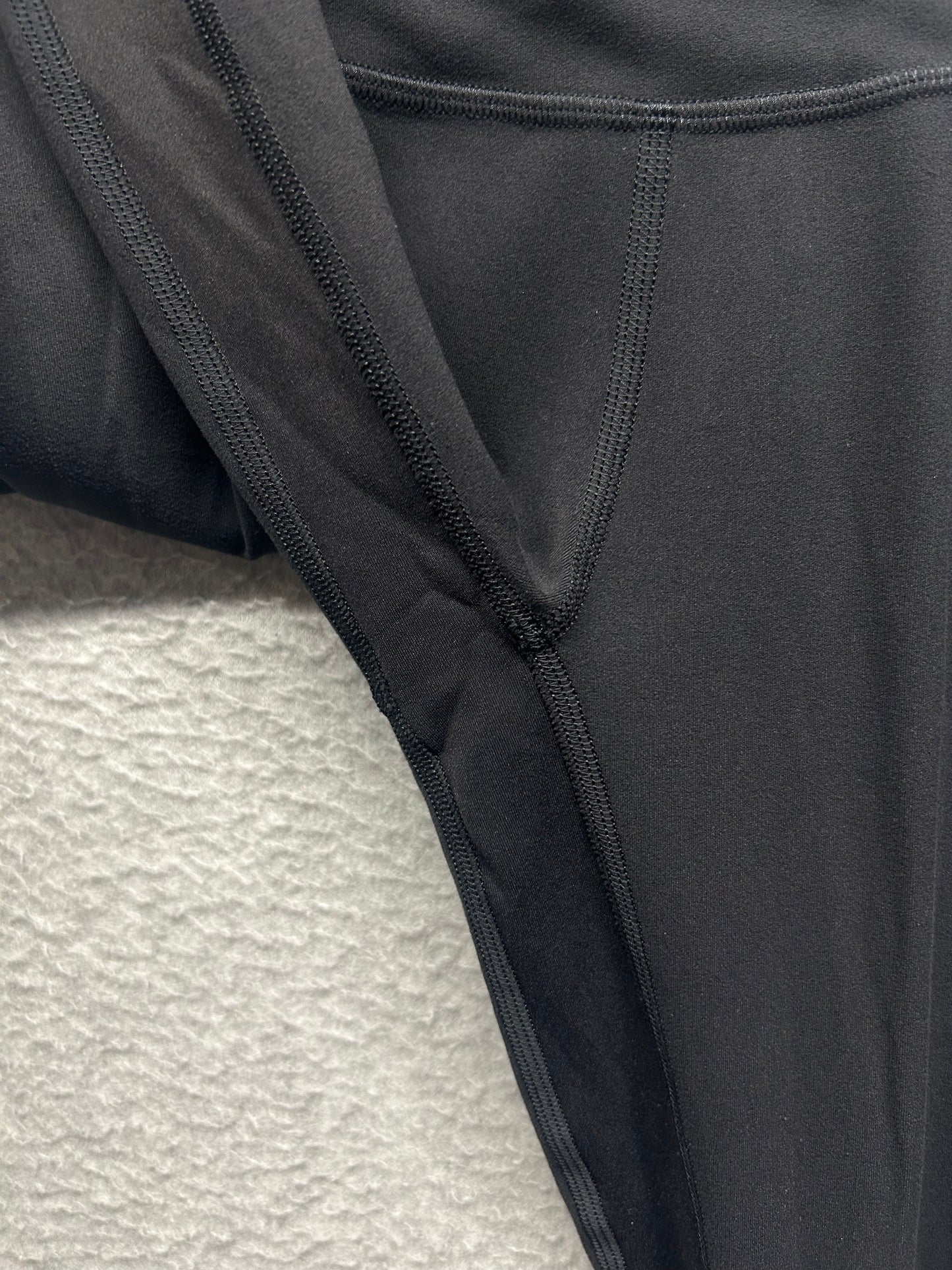 Lululemon Align High-Rise Ruched Waist Pant 25" Size 2 Black