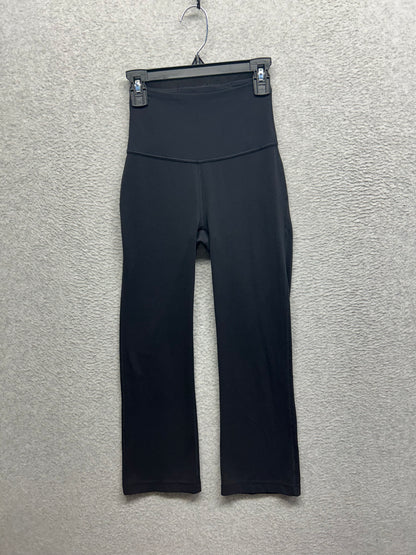 Lululemon Groove Super-High-Rise Crop 22" Size 0 Black