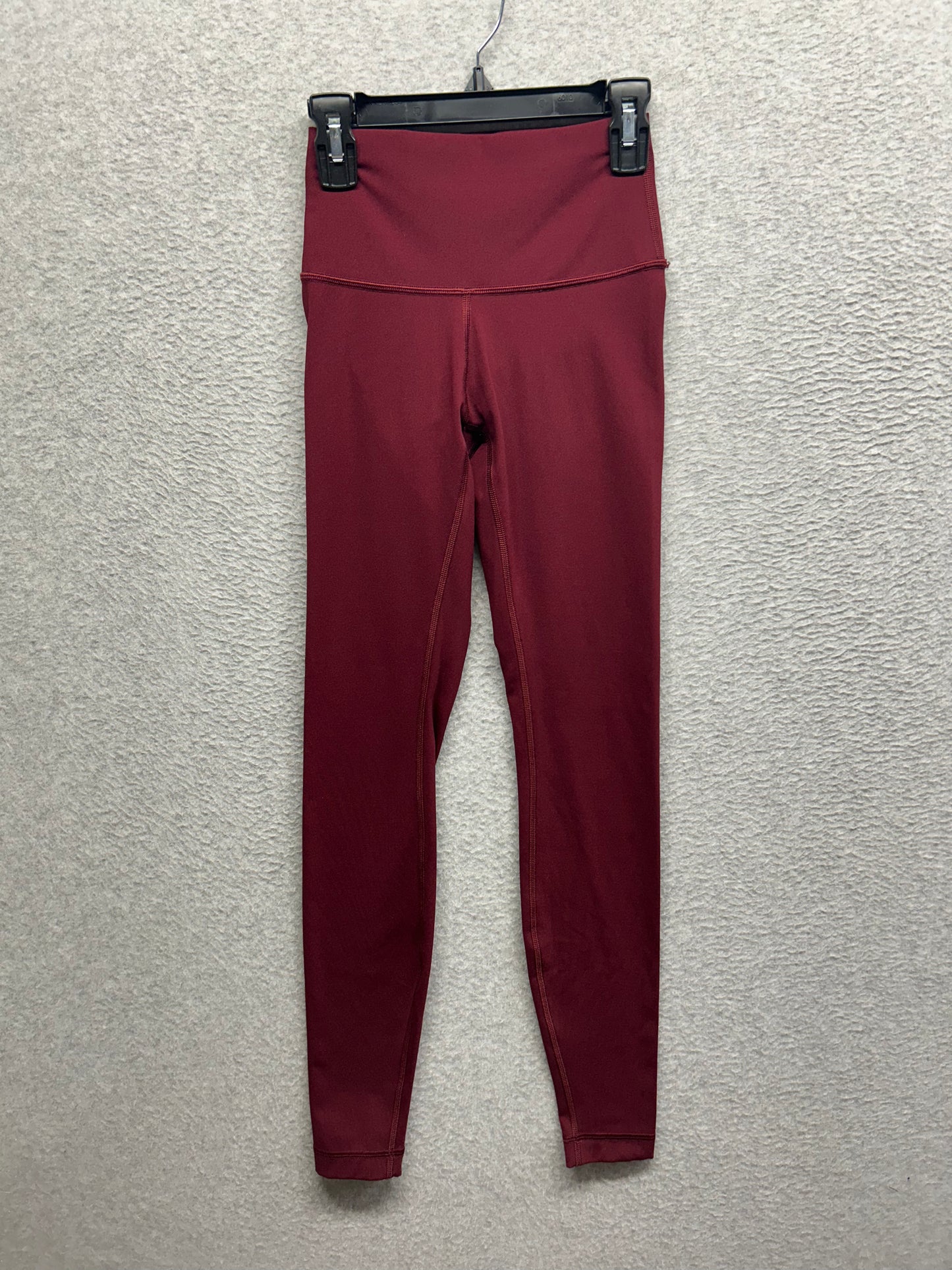 Lululemon Wunder Under High-Rise Tight 28" Luxtreme Size 2 Deep Rouge